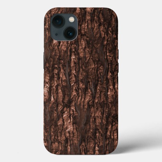 Brown Bark Camo iPhone Case (Achterkant)
