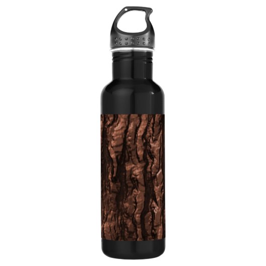 Brown Bark Camo Waterfles (Voorkant)