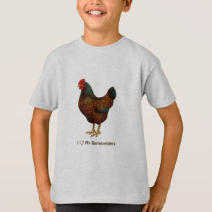 Brown Barnevelder Hen Chicken T-shirt