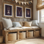 Brown Bear | Afdruk van de wand van bosdieren Poster