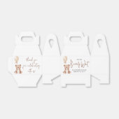 Brown Bear Balloon Baby Shower Bedankdoosjes (Uitgevouwen)
