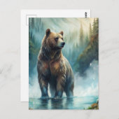 Brown Bear  Briefkaart (Voorkant / Achterkant)