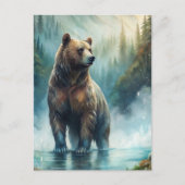 Brown Bear  Briefkaart (Voorkant)
