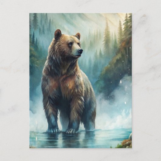 Brown Bear  Briefkaart (Voorkant)