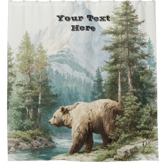 Brown Bear Douchegordijn (Voorkant)