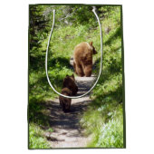 Brown Bear Family Medium Cadeauzakje (Voorkant)
