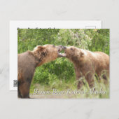 Brown Bear Katmai Alaska Briefkaart (Voorkant / Achterkant)