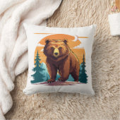 Brown bear kussen (Deken)