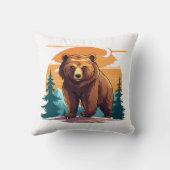 Brown bear kussen (Achterkant)