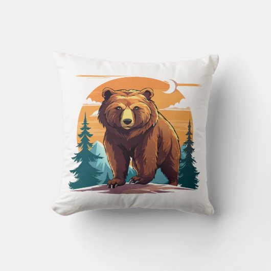 Brown bear kussen (Voorkant)
