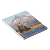 brown bear, Ursus arctos, grizzly bear, Ursus Notitieblok (Schuin)