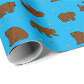 Brown Bears Cadeaupapier (Rol Hoek)