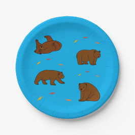 Brown Bears Papieren Bordje