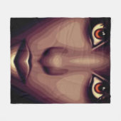 Brown Beauty Blanket Fleece Deken (Voorkant (Horizontaal))