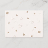 Brown Beer Ballonnen Boek Aanvraag Baby shower Informatiekaartje (Achterkant)