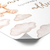 Brown Beer Balloon Bearly Wait Envelope Station Poster (Hoek)