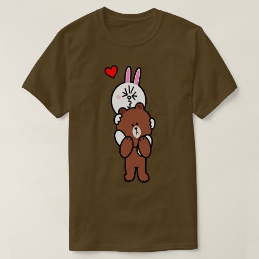 Brown Beer Cony Carry me Home Mijn liefde T-shirt (Design voorkant)
