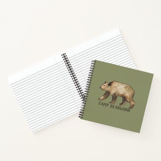 Brown Beer Custom Camp Journal of Notebook Notitieboek (Binnen)