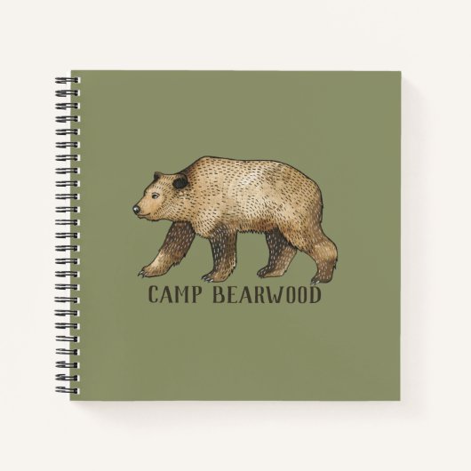 Brown Beer Custom Camp Journal of Notebook Notitieboek (Voorkant)