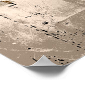 BROWN-BEER in nood Poster (Hoek)