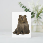 Brown Beer Trees Double Exposure Briefkaart (Staand voorkant)