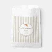 Brown Beige Bakery Logo Product Packaging Bag Bedankzakje (Voorkant)