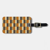 Brown Beige Black Color Combination Bagagelabel (Voorkant horizontaal)