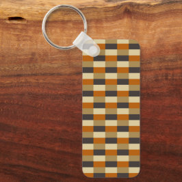 Brown Beige Black Color Combination Sleutelhanger