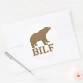 BROWN BILF RONDE STICKER (Envelop)