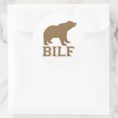 BROWN BILF RONDE STICKER (Tas)