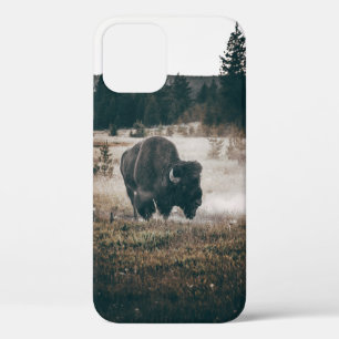 BROWN BISON OP BROWN GRASS FIELD TIJDENS DAG Case-Mate iPhone CASE