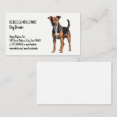 Brown Black Dog Alert | Dierenbescherming Visitekaartje (Voorkant / Achterkant)