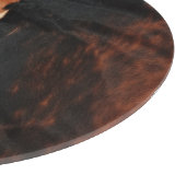 Brown Black Southwest Faux Koeienhuid Snijplank (Hoek)