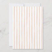 Brown boho Bow Coquette fall in love bridal shower Kaart (Achterkant)