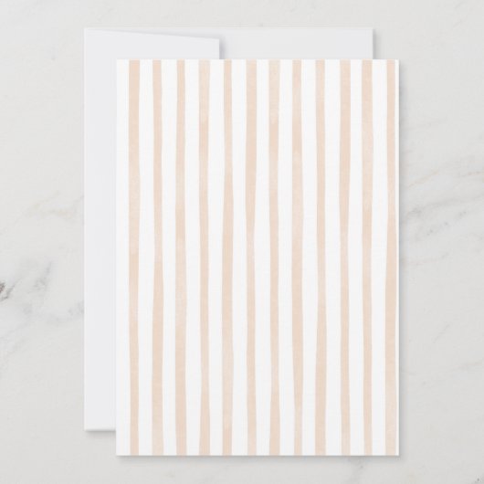 Brown boho Bow Coquette fall in love bridal shower Kaart (Achterkant)