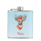 Brown Boho Deer Heupfles (Voorkant)