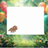 Brown Boho Dinosaur Post-it® Notes