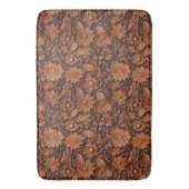 Brown Boho Floral Badmat (Voorkant Verticaal)