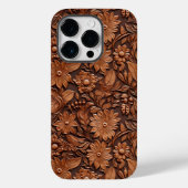 Brown Boho Floral Case-Mate iPhone Case (Achterkant)