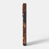 Brown Boho Floral iPhone Hoesje (Linkerkant)