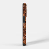Brown Boho Floral iPhone Hoesje (Rechterkant)