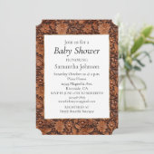 Brown Boho Floral Kaart (Staand voorkant)