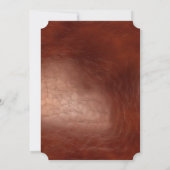 Brown Boho Floral Kaart (Achterkant)