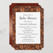 Brown Boho Floral Kaart (Voorkant / Achterkant)