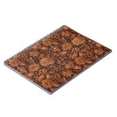 Brown Boho Floral Notitieboek (Linkerzijde)