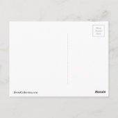 Brown Boston Terrier Feliz Naughty Dog Design Briefkaart (Achterkant)