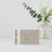 Brown Bow and Lace-kaart Plaatskaartje (Staand voorkant)