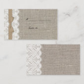Brown Bow and Lace-kaart Plaatskaartje (Voorkant / Achterkant)