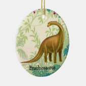 Brown Brachiosaurus Dinosaur Ornament (Rechts)