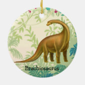 Brown Brachiosaurus Dinosaur Ornament (Achterkant)